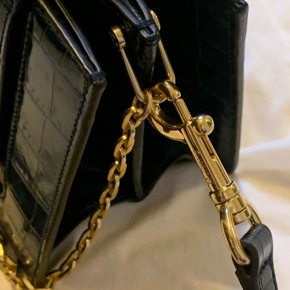 Like New Mulberry Pembroke croc print shoulder bag - Picture 11 of 11